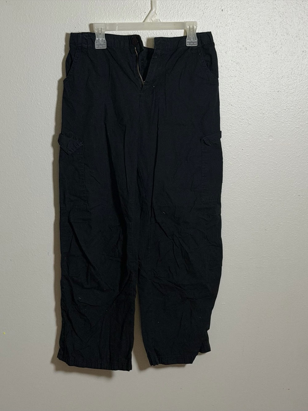 Art Class Kids Girl Black Cargo Pants Classic Utility Style Baggy size XL(14)‎